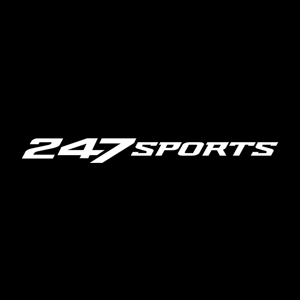 247 Sports Logo White Embroidered Flat Bill Hat