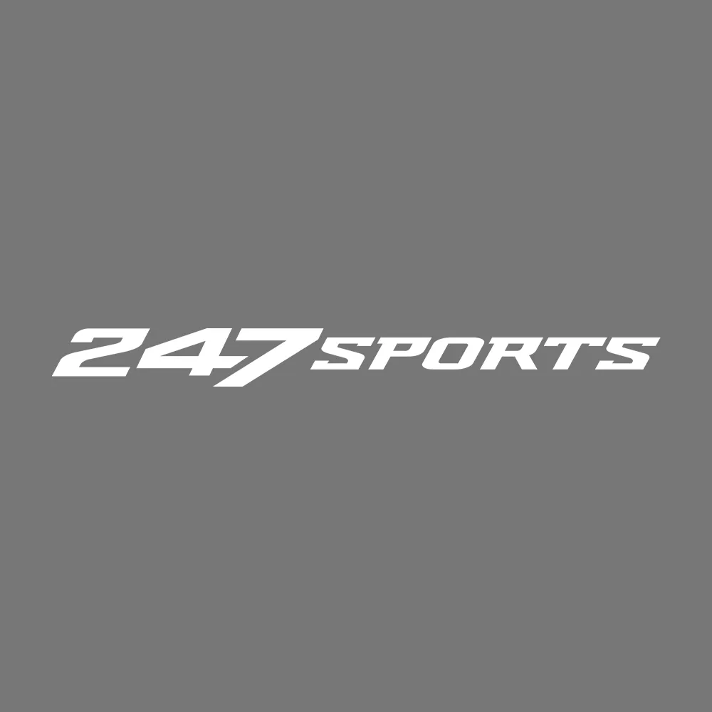 247 Sports Logo White Embroidered Flat Bill Hat