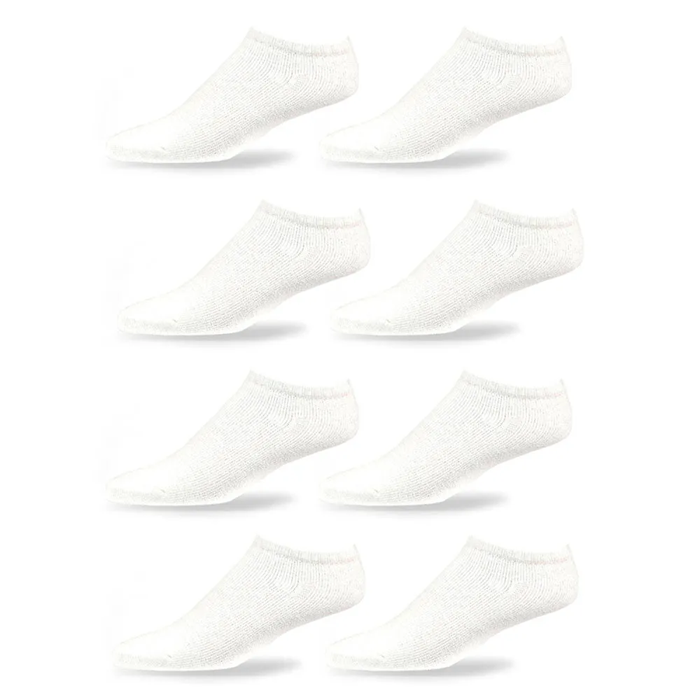 8 Pairs Mens Cushioned Sports Socks No Show Crew Athletic Basketball Size 9-11