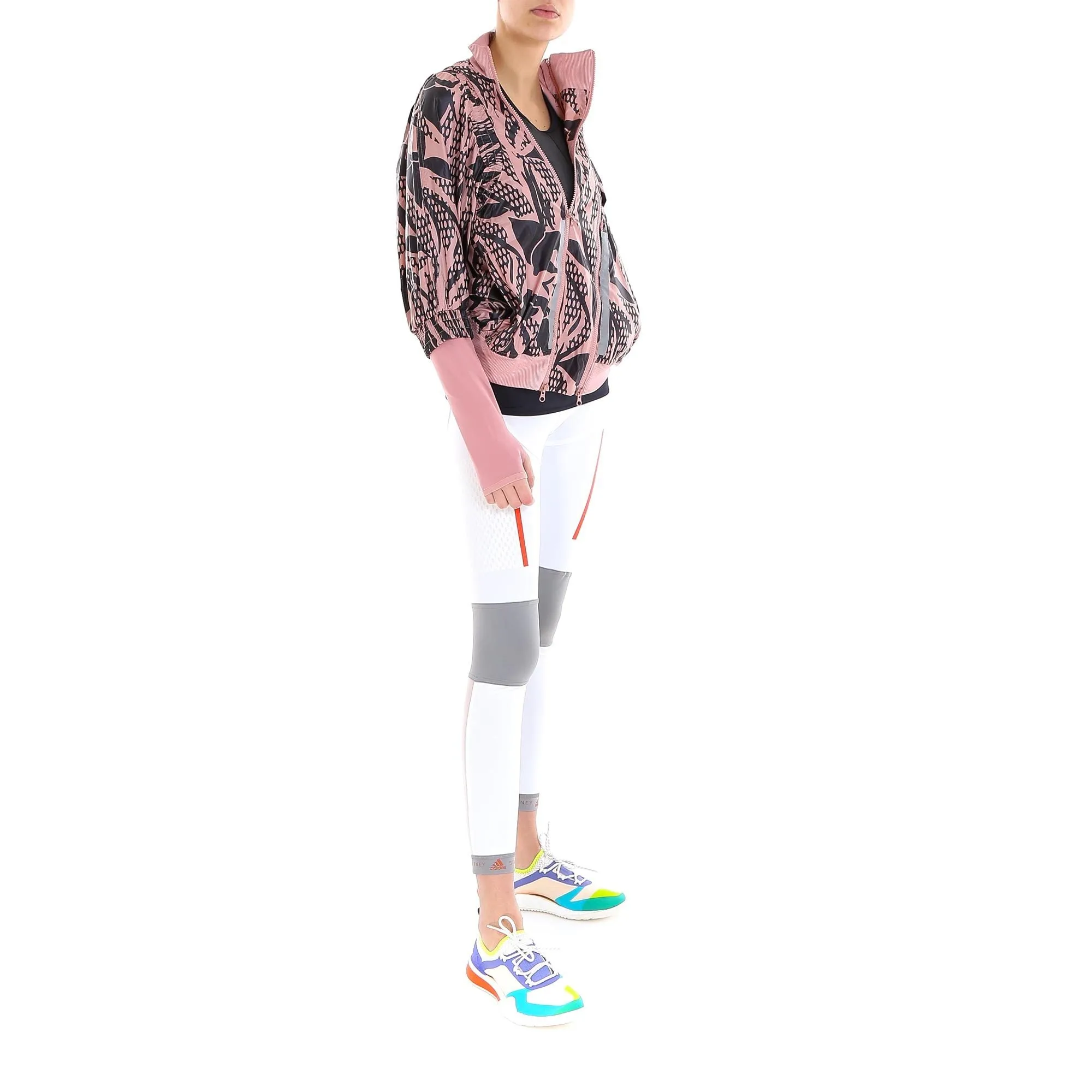 Adidas By Stella McCartney Floral Print Sports Jacket