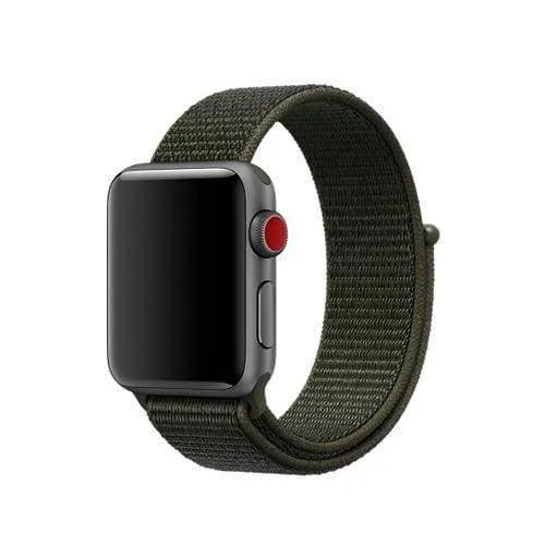 Apple Watch band Nylon Sport Loop Strap bracelet hook and loop
