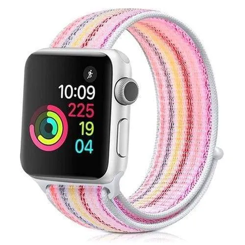 Apple Watch band Nylon Sport Loop Strap bracelet hook and loop