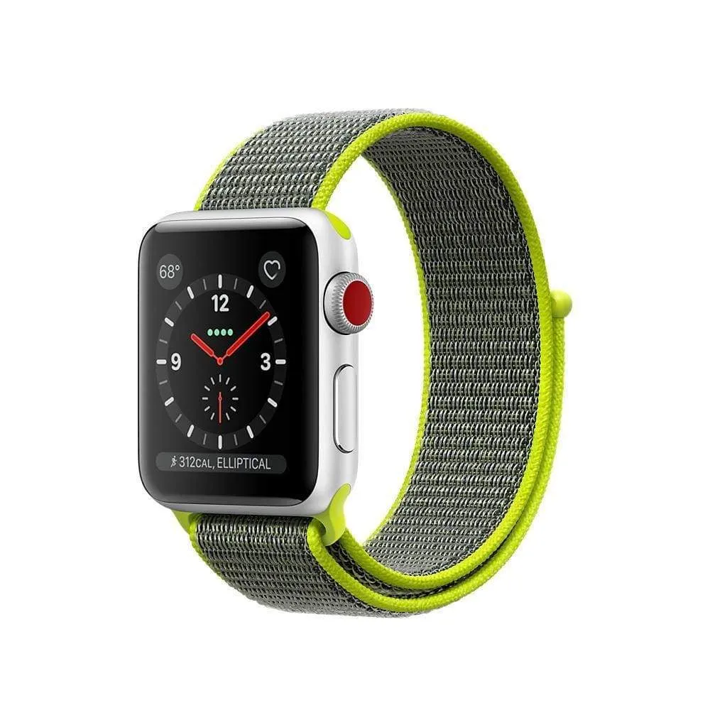 Apple Watch band Nylon Sport Loop Strap bracelet hook and loop