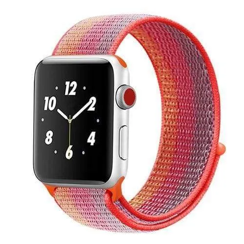 Apple Watch band Nylon Sport Loop Strap bracelet hook and loop