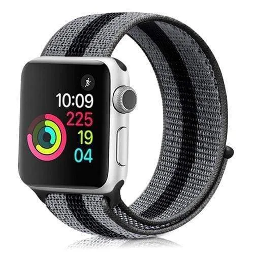 Apple Watch band Nylon Sport Loop Strap bracelet hook and loop