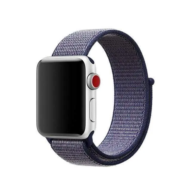Apple Watch band Nylon Sport Loop Strap bracelet hook and loop