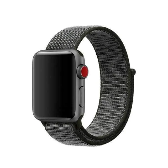 Apple Watch band Nylon Sport Loop Strap bracelet hook and loop