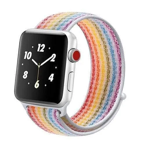 Apple Watch band Nylon Sport Loop Strap bracelet hook and loop