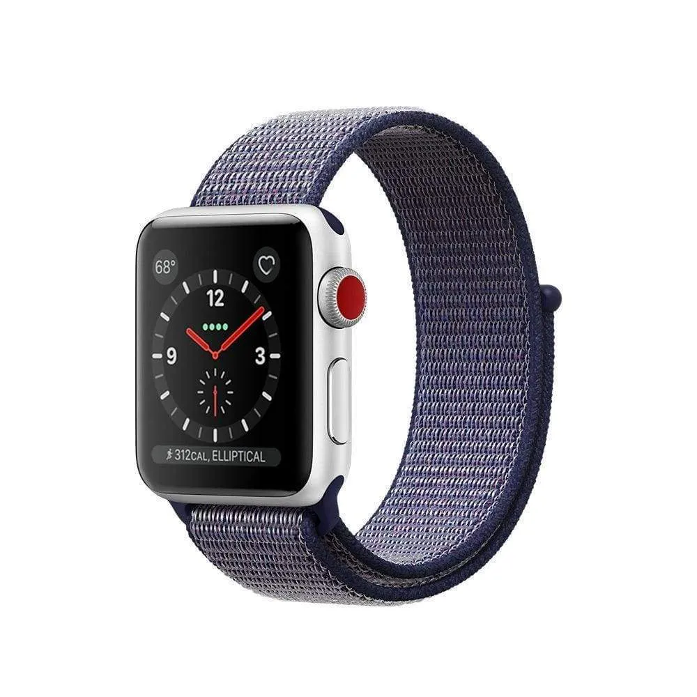 Apple Watch band Nylon Sport Loop Strap bracelet hook and loop
