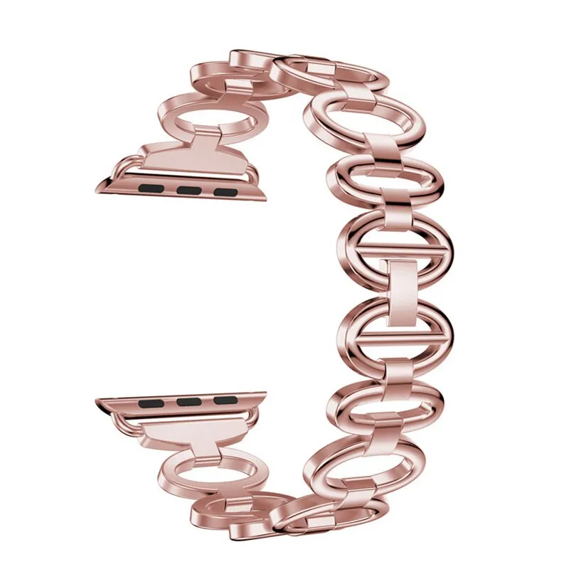 Apple Watch Ultra Women Ladies Feminine Breathable Band Steel Strap