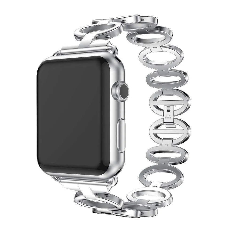 Apple Watch Ultra Women Ladies Feminine Breathable Band Steel Strap