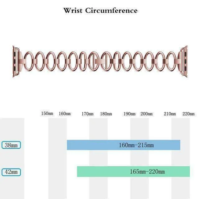 Apple Watch Ultra Women Ladies Feminine Breathable Band Steel Strap