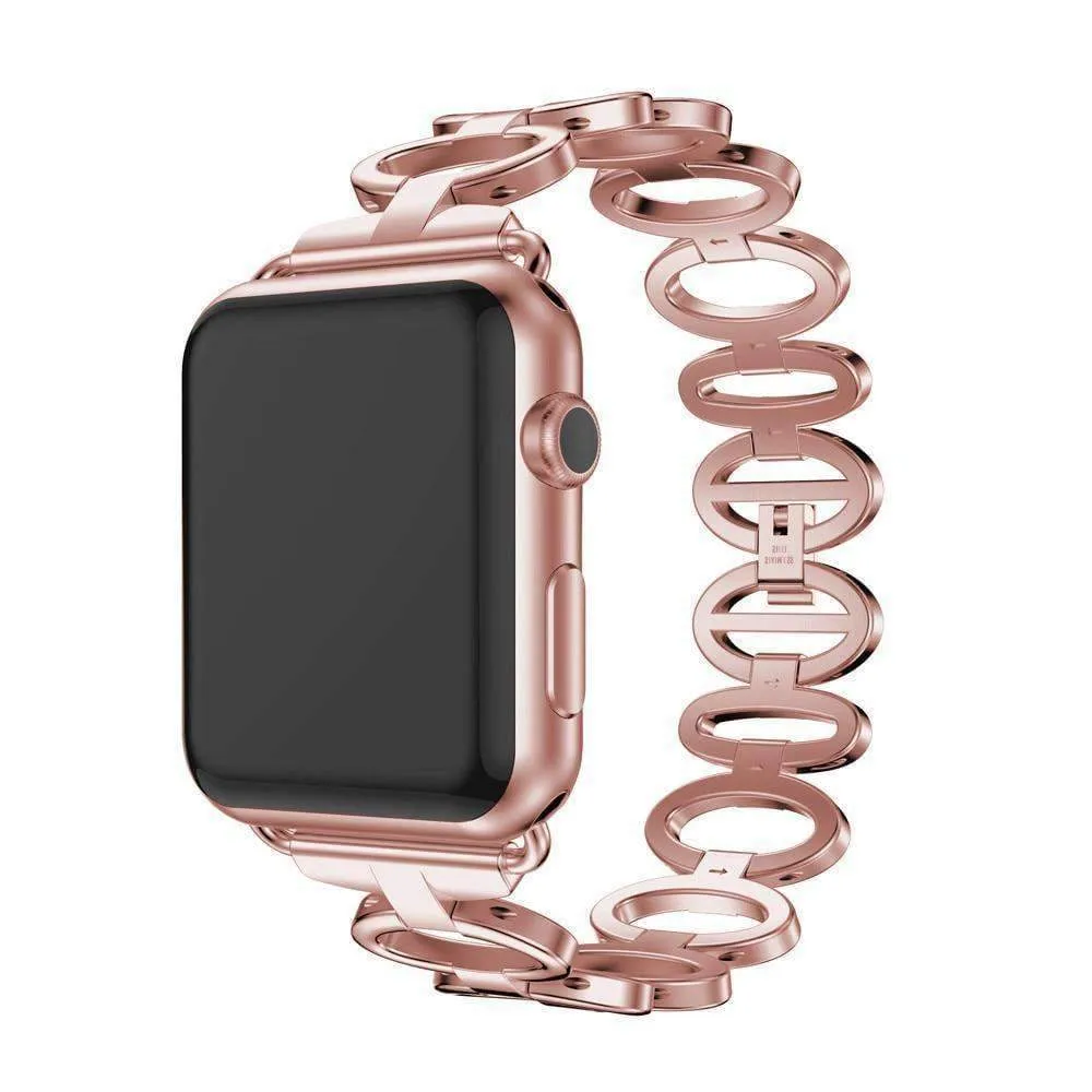 Apple Watch Ultra Women Ladies Feminine Breathable Band Steel Strap