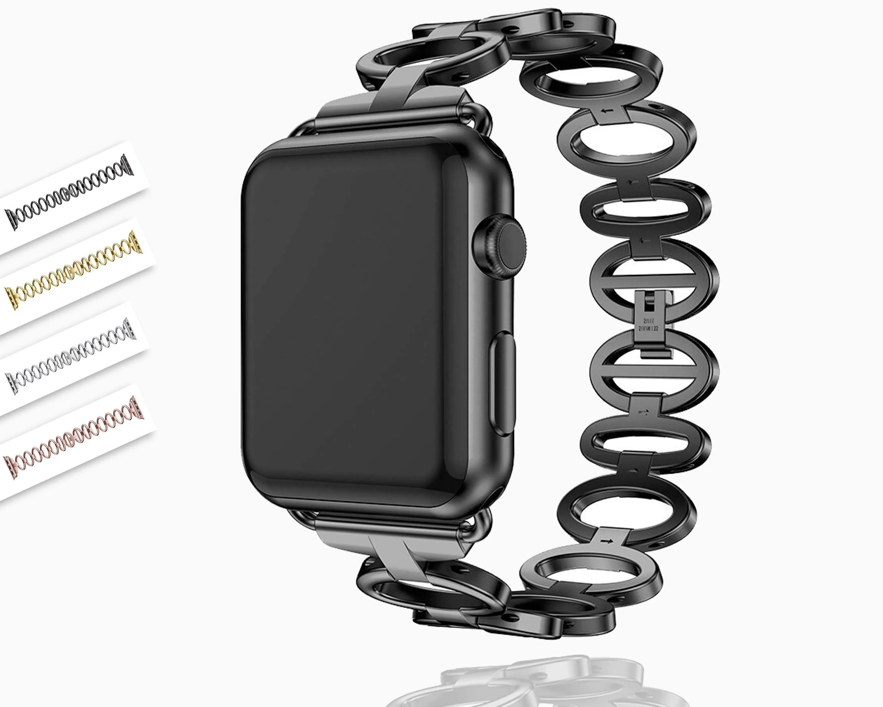 Apple Watch Ultra Women Ladies Feminine Breathable Band Steel Strap