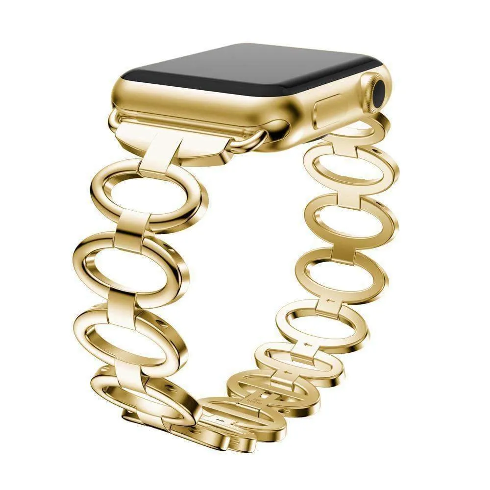 Apple Watch Ultra Women Ladies Feminine Breathable Band Steel Strap