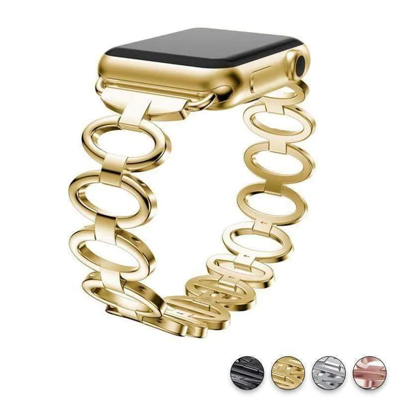 Apple Watch Ultra Women Ladies Feminine Breathable Band Steel Strap