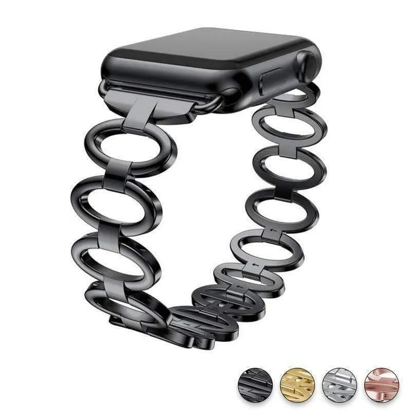 Apple Watch Ultra Women Ladies Feminine Breathable Band Steel Strap