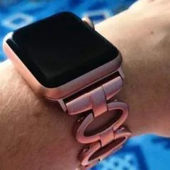 Apple Watch Ultra Women Ladies Feminine Breathable Band Steel Strap