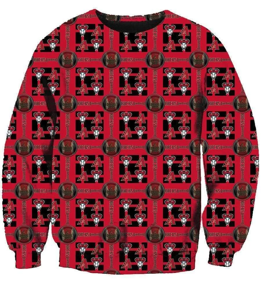 Arizona Diamondbacks Hoodies - Pullover Red Hoodie