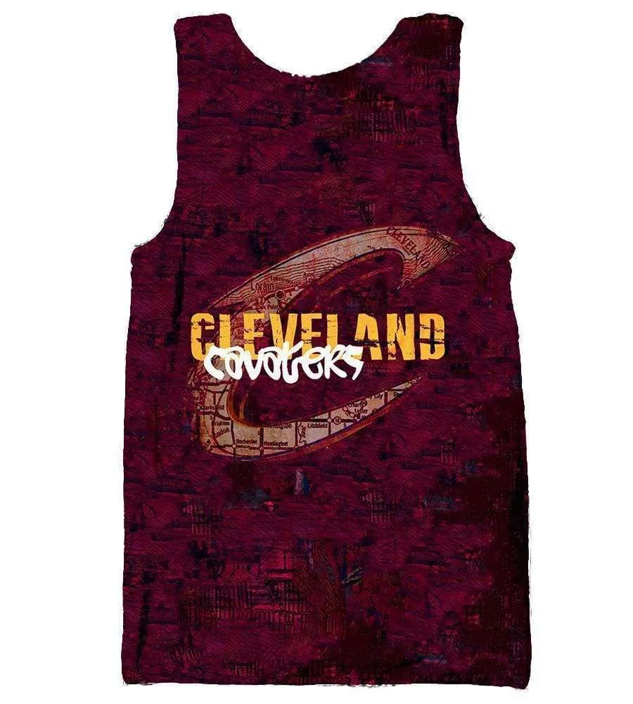 Basketball Cleveland Cavaliers Hoodies - Pullover Sport Red 3D Hoodie
