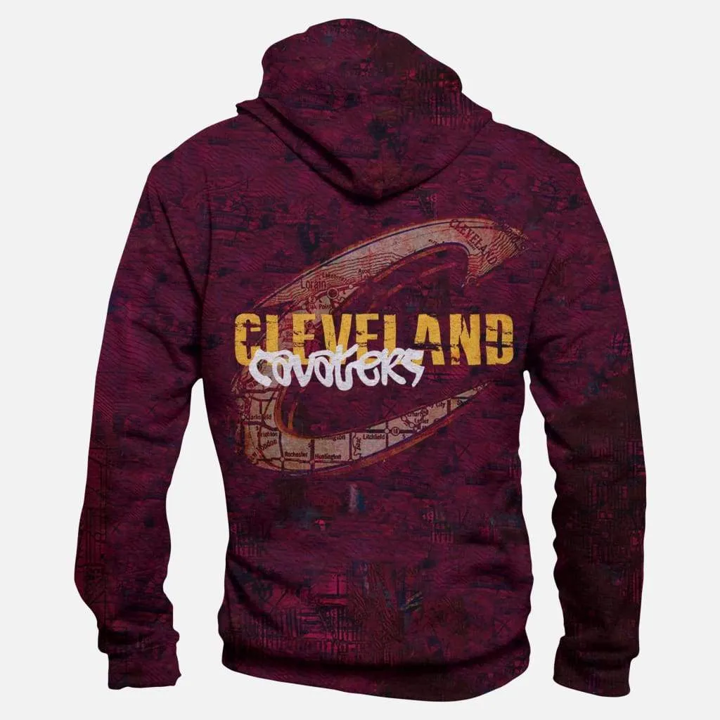 Basketball Cleveland Cavaliers Hoodies - Pullover Sport Red 3D Hoodie