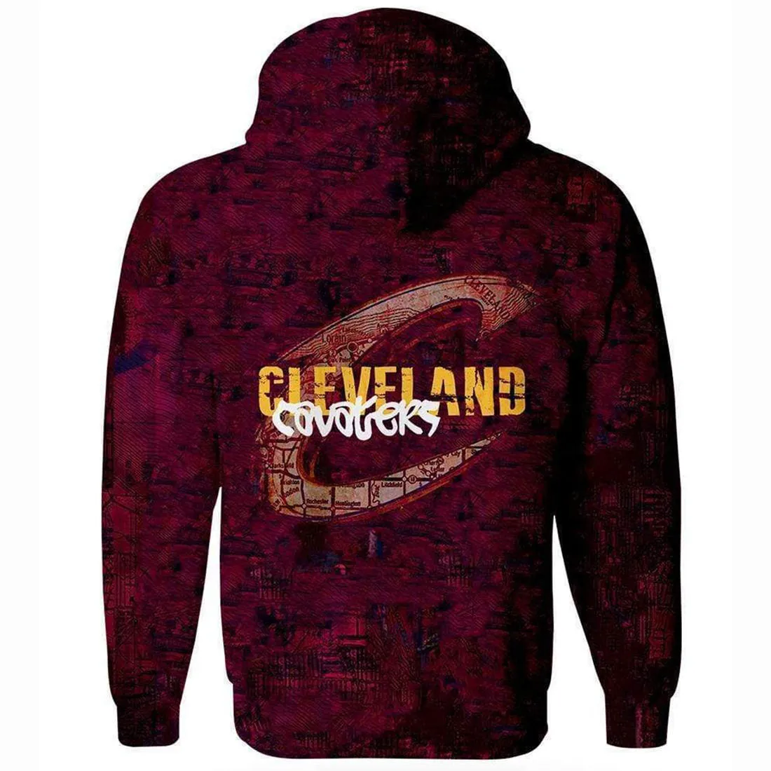 Basketball Cleveland Cavaliers Sweatshirts - Pullover Purple Sweatshirt