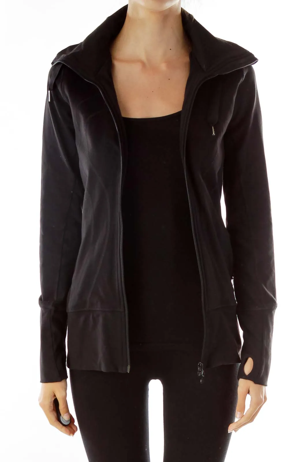Black Hooded Jacket