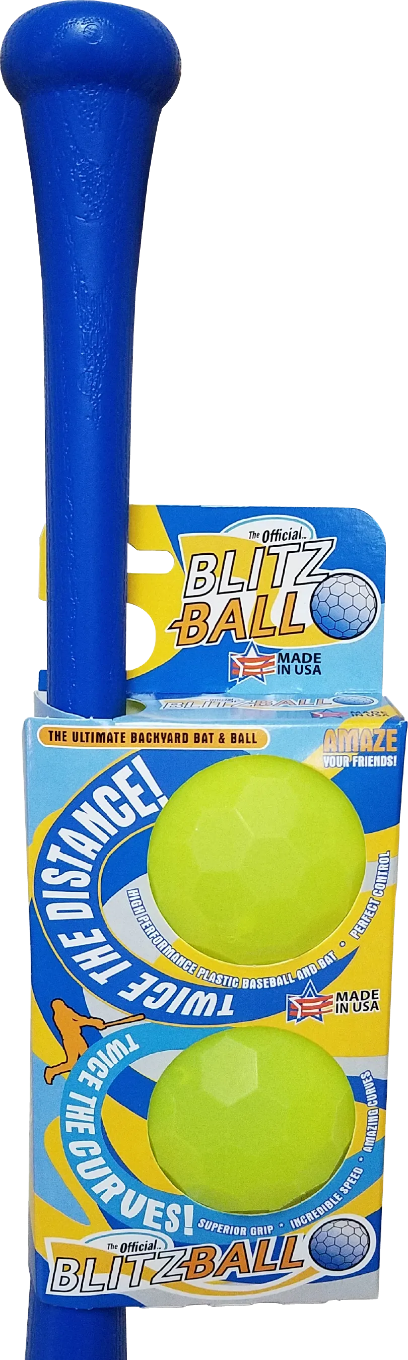 Blitzball Plastic Bat and Two Ball Combo