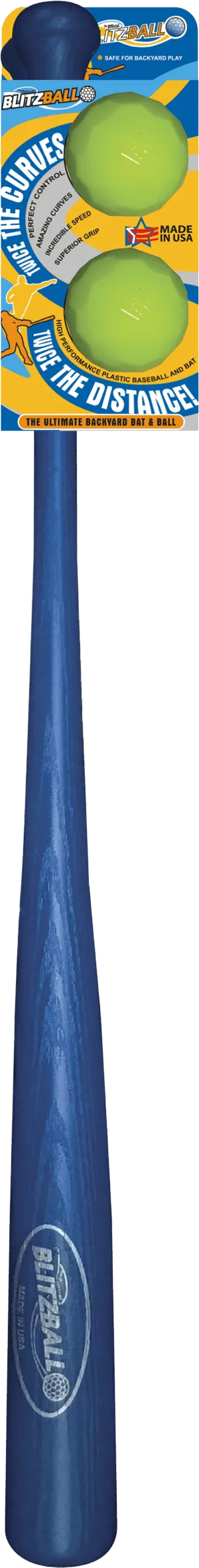 Blitzball Plastic Bat and Two Ball Combo