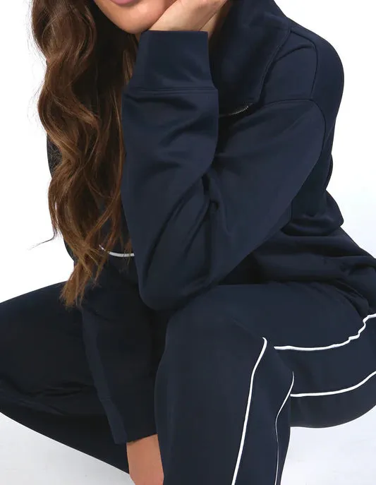 Bonnie Wide Leg Pant - Navy