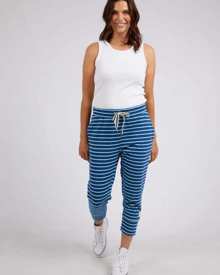 Brunch Pant - Stripe China Blue / Tonic Blue