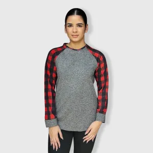 Buffalo Plaid Long Sleeves Top