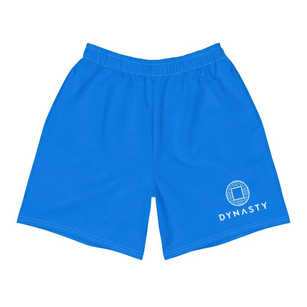 Dynasty Emblem Active Training Workout Shorts (Blue)