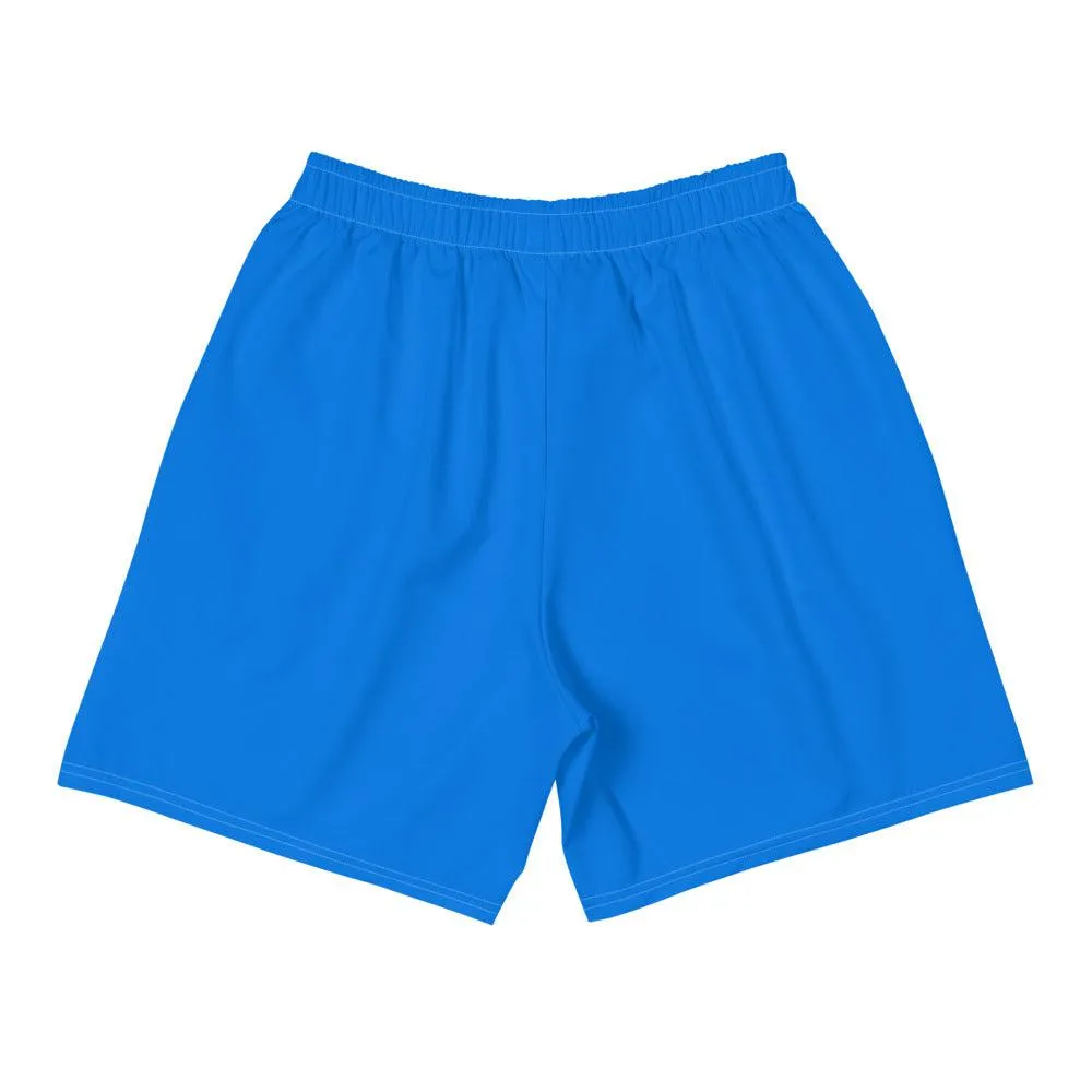 Dynasty Emblem Active Training Workout Shorts (Blue)