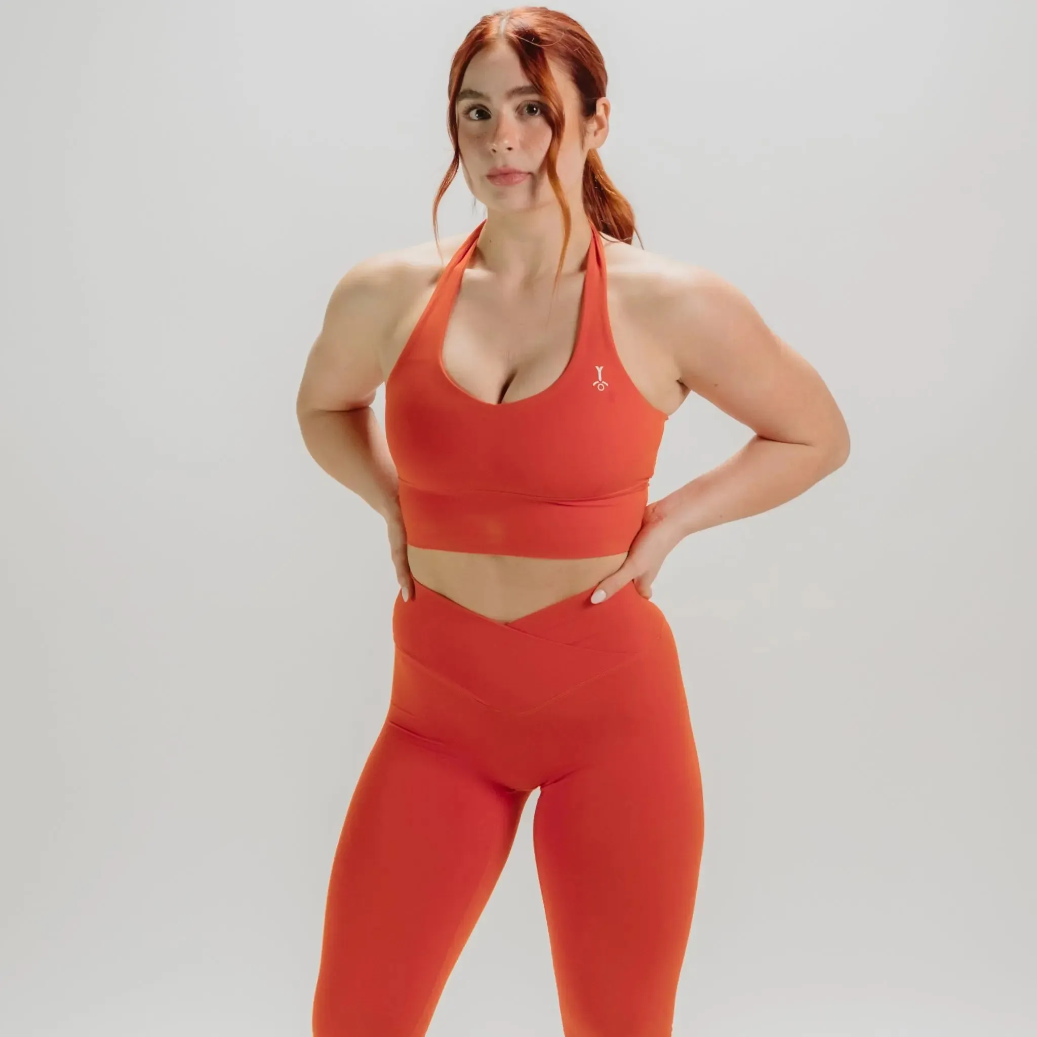 ENDURANCE HALTER BRA