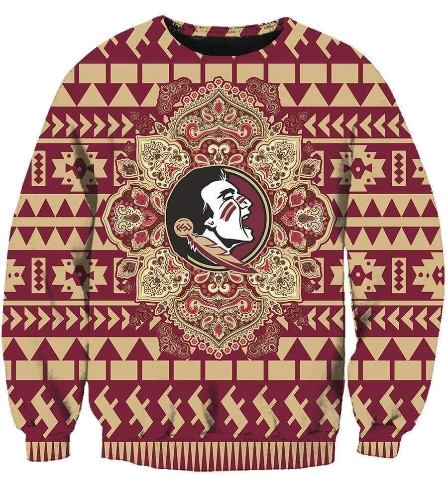 Football Florida State Seminoles Hoodies - Pullover Red Hoodie