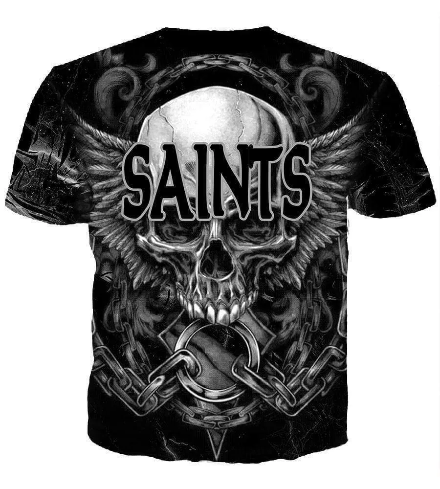 Football New Orleans Saints Hoodies - Pullover Black 3D Hoodie