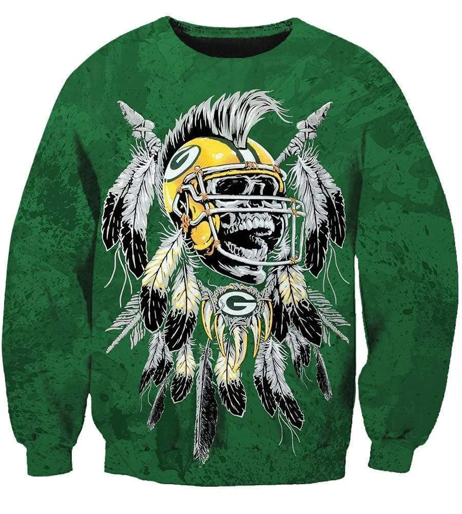 Green Bay Packers Hoodies - Pullover Green Hoodie