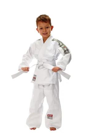 Ju Sports - Judodragt - Kids - Glat stof - Hvid