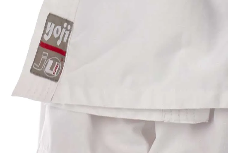 Ju Sports - Judodragt - Kids - Glat stof - Hvid