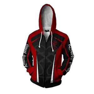 Kingdom Hearts Hooded Coat - 3D Print Zipper Gaming Hoodie
