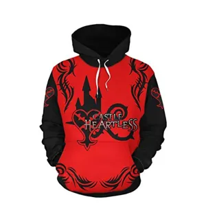 Kingdom Hearts Hoodies - 3D Print Pullover Gaming Hoodie