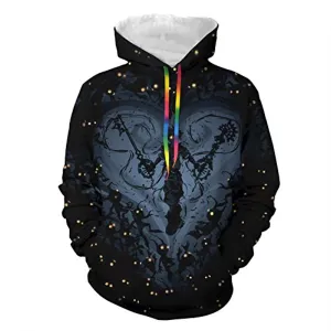 Kingdom Hearts Hoodies - Sora 3D Print Pullover Gaming Hoodie