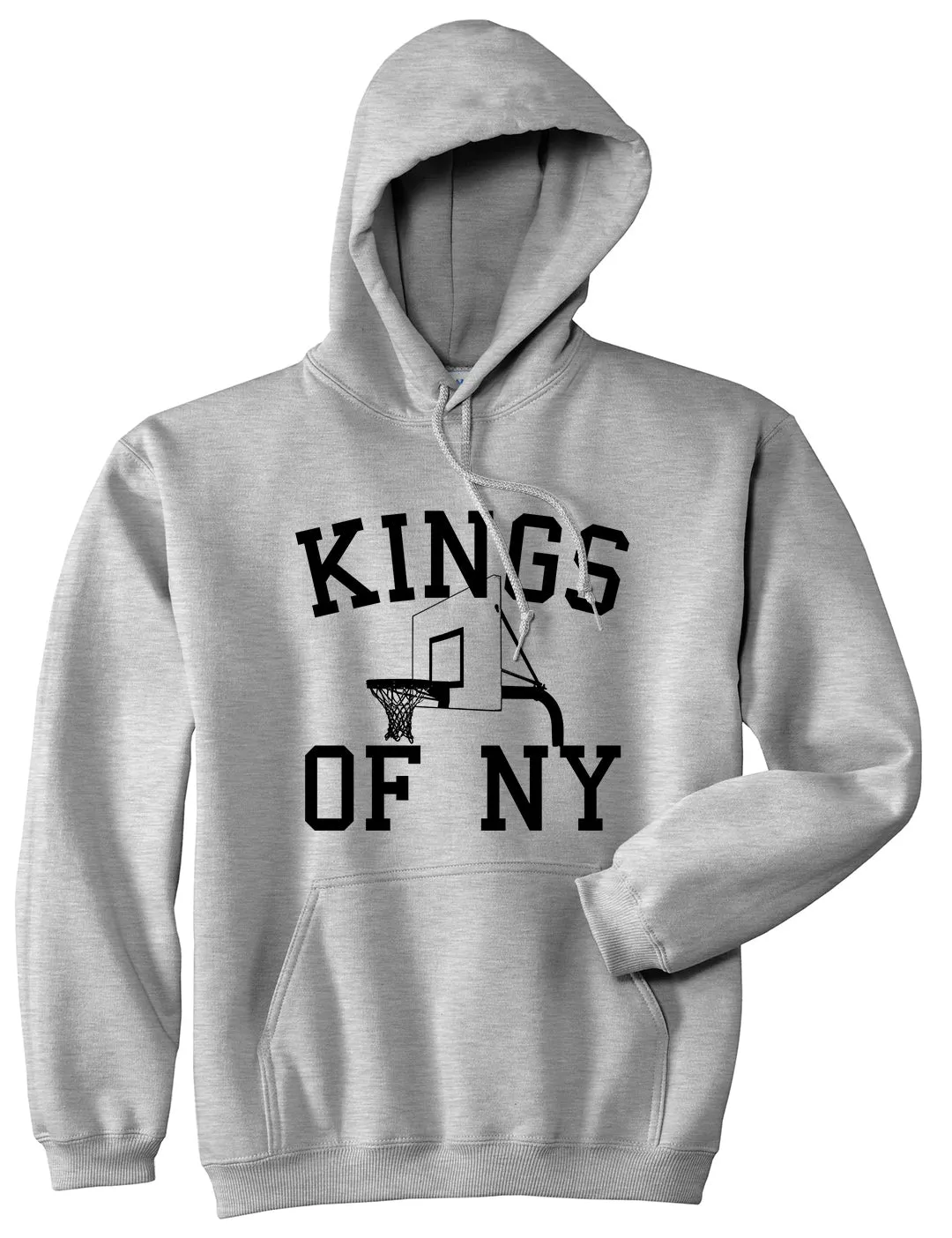 Kings Of NY Basketball Hoop Mens Pullover Hoodie