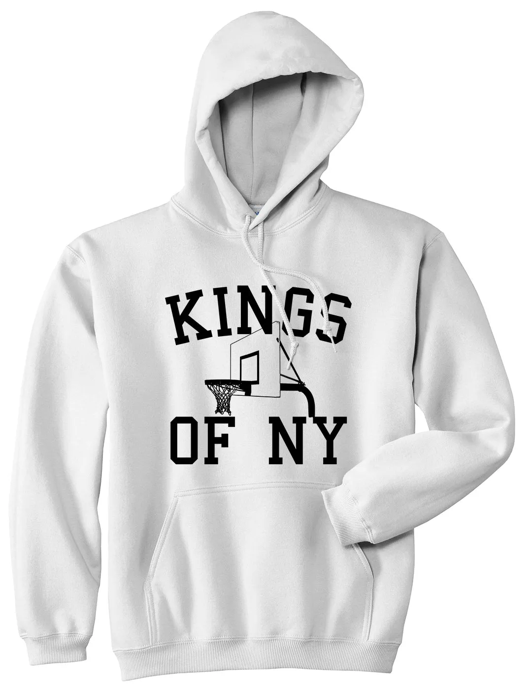 Kings Of NY Basketball Hoop Mens Pullover Hoodie