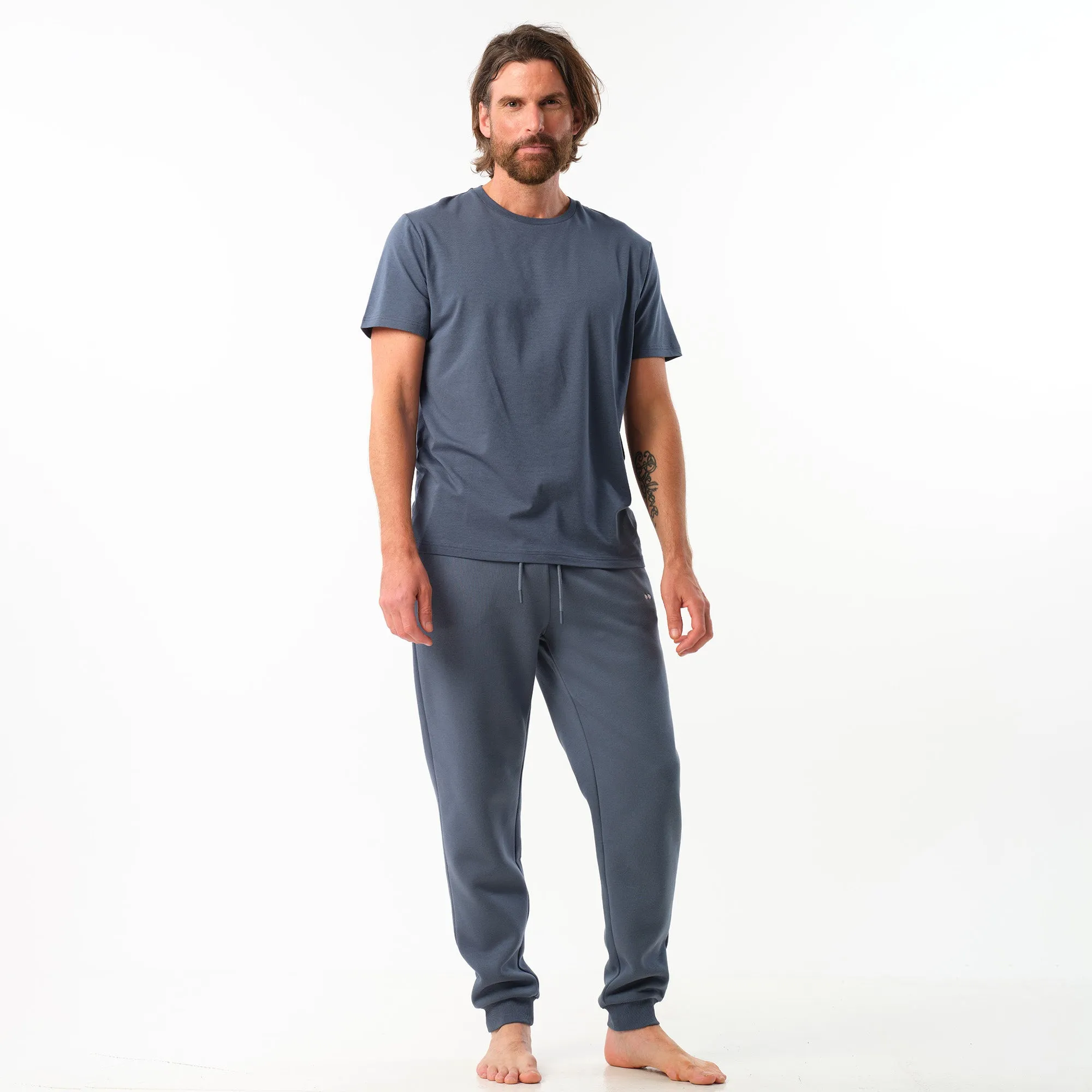 Man Tee Dusty Blue