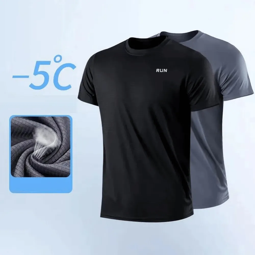 Men's Quick-Drying Round Neck T-Shirt for Training - SF2156