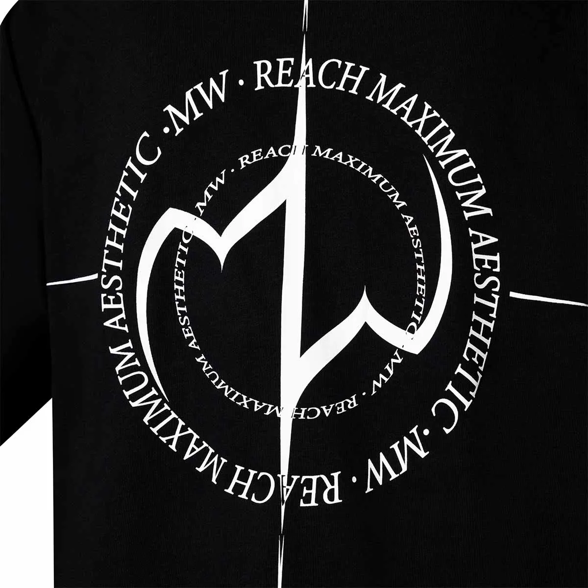 MIRACLEWEAR STANDARD SHIRT | CIRCLE, black