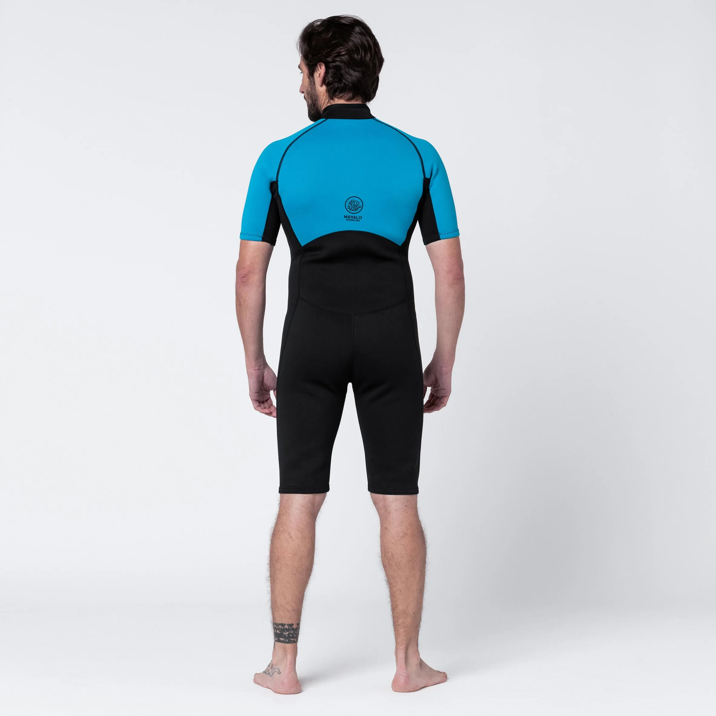 Neoprene snorkeling shorts for men Mahalo 2 mm black/blue MAHALO SNORKELING black/blue
