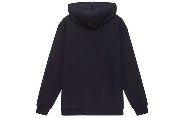 New Balance Logo Printing Loose Sports Sweatshirt Black